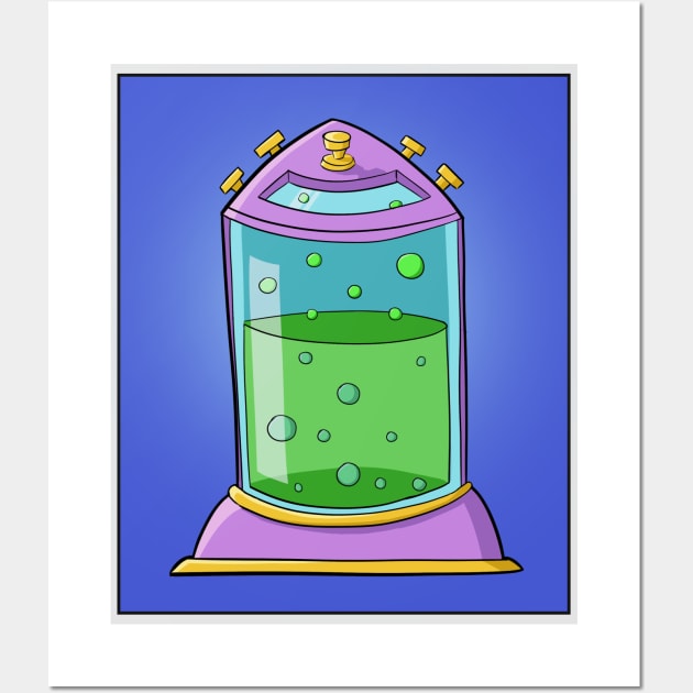 Laboratory flask Wall Art by AdJohnson